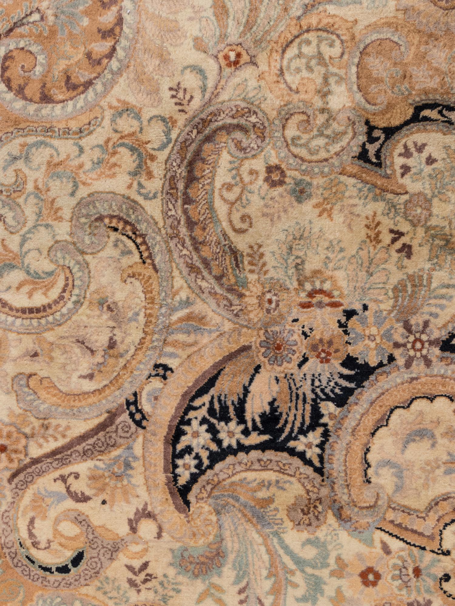 An Indian Wool and Silk Rug