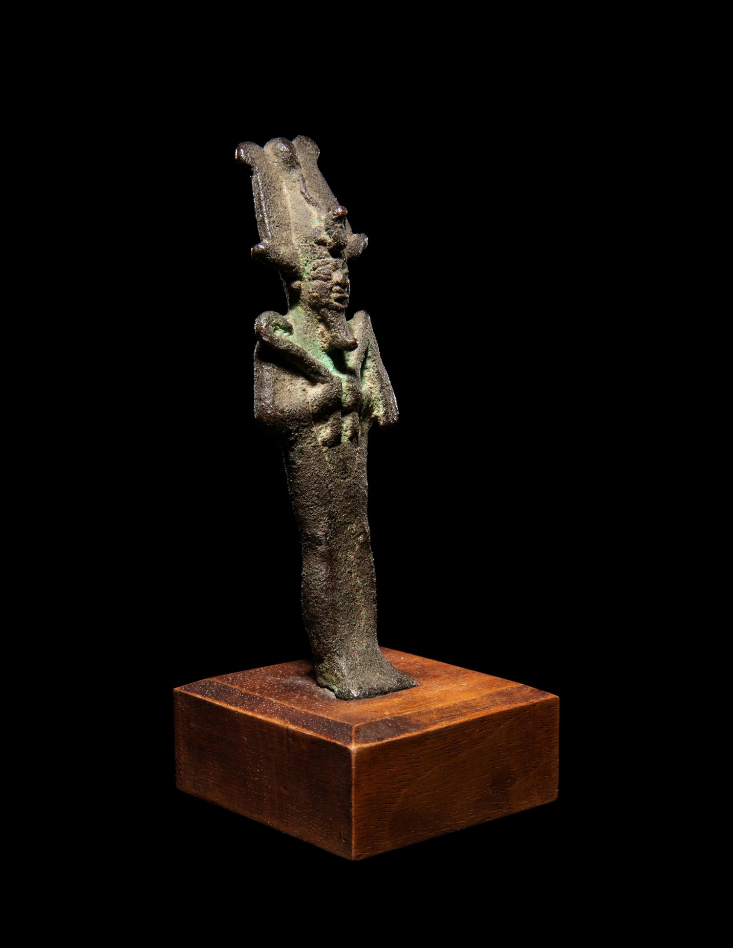 An Egyptian Bronze Osiris