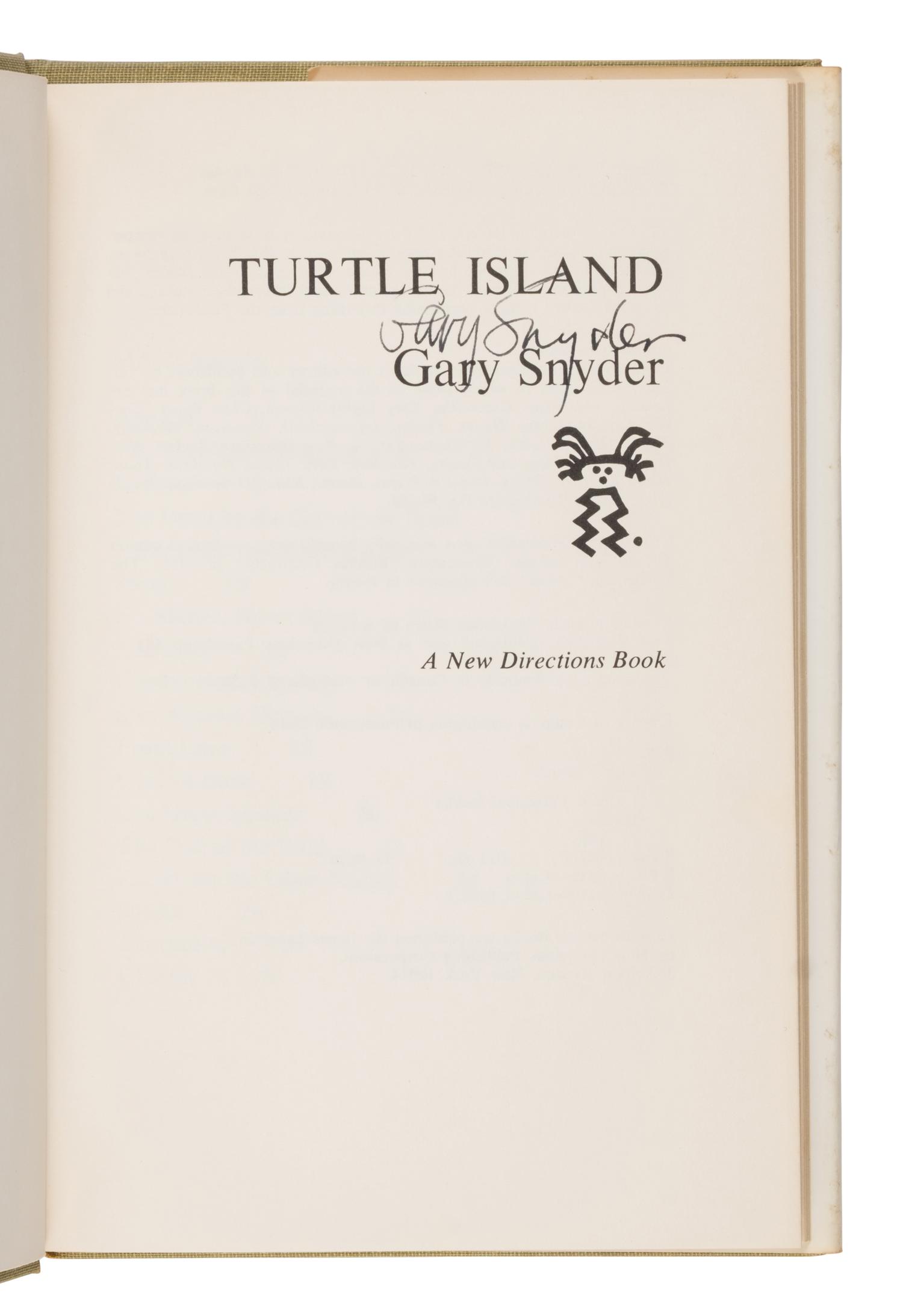 [Literature] Snyder, Gary. Group of 4 First Editions