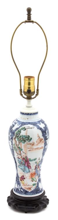 A Chinese Export Porcelain Vase