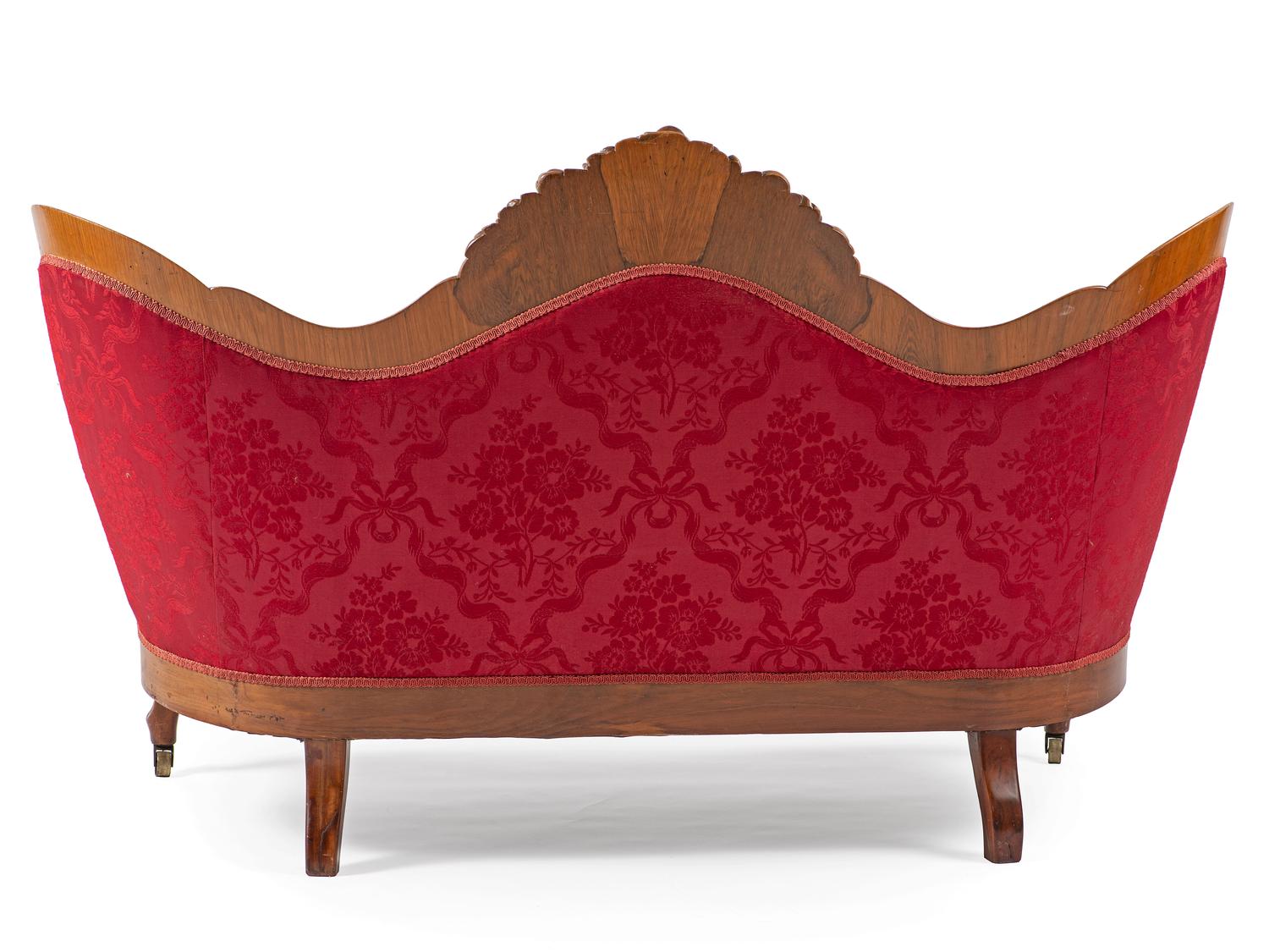 A John Henry Belter Six Piece Walnut Parlor Suite