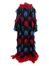 Gai Mattiolo Fur Coat with Velveteen Jumpsuit, 2000s
