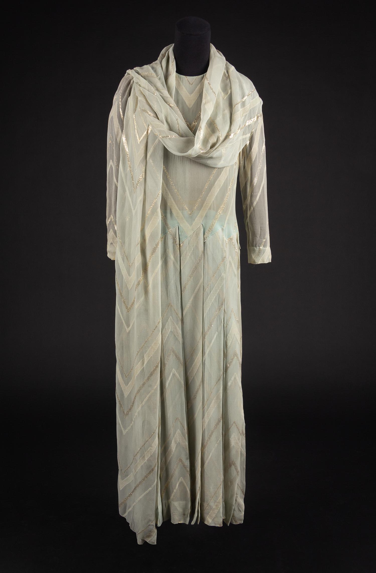 Christian Dior by Marc Bohan Haute Couture Ensemble, Autumn-Winter 1973 — Worn by Dame Olivia de Havilland