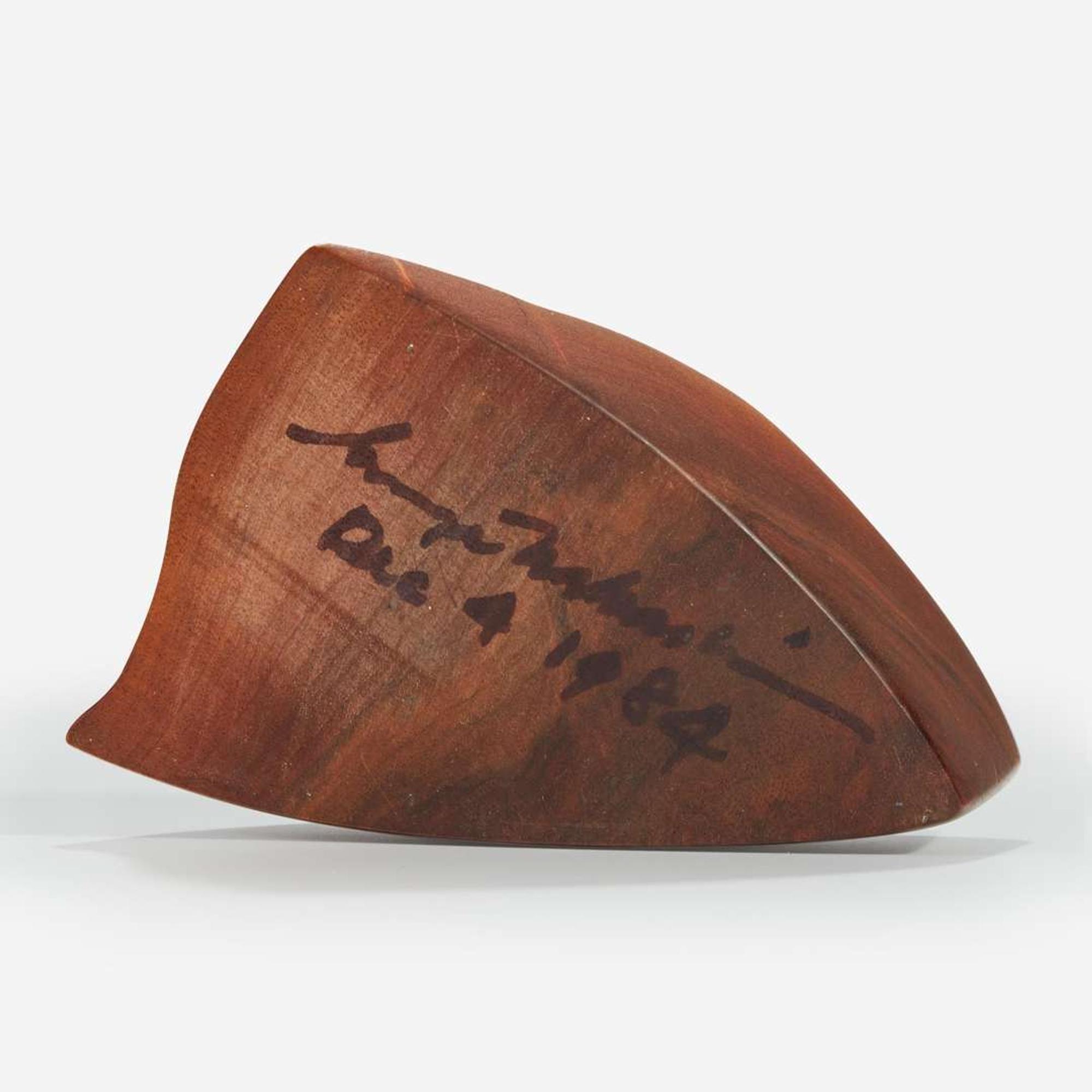 George Nakashima Walnut Pen and Pencil Holder, New Hope, Pennsylvania, 1984