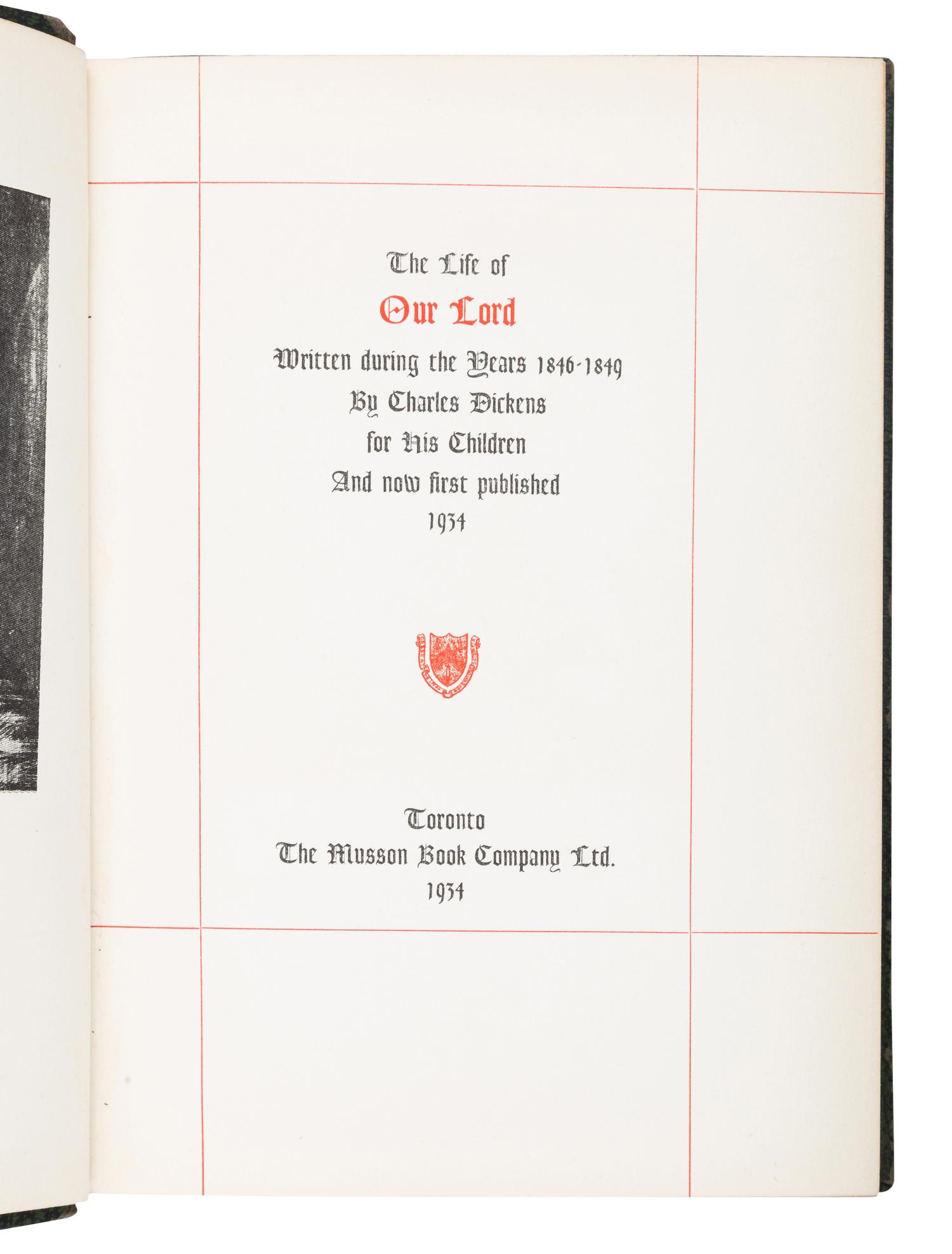 DICKENS, Charles (1812-1870). A group of 11 FIRST EDITION works, including: