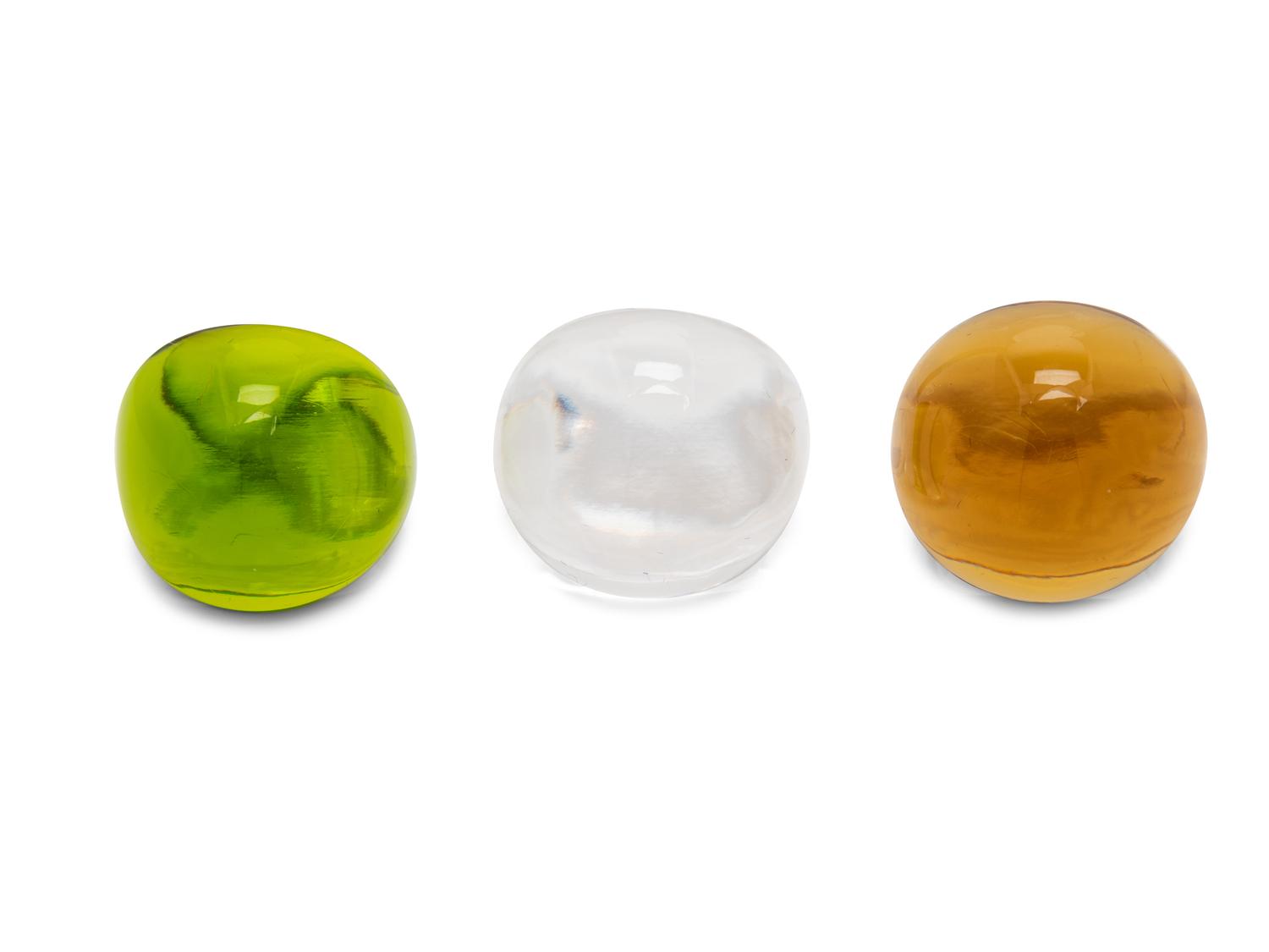 Three Lalique Rings, 1980-2000s,