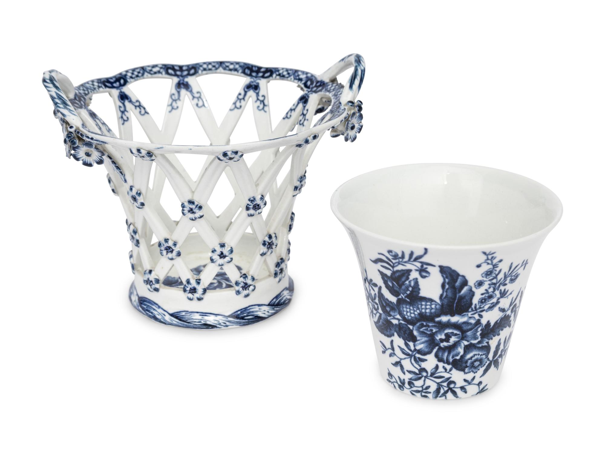 A Collection of Worcester Porcelain Articles