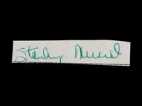 A Group of 10 Stan Musial Signed Autograph Cuts from The Collection of Stan Musial,