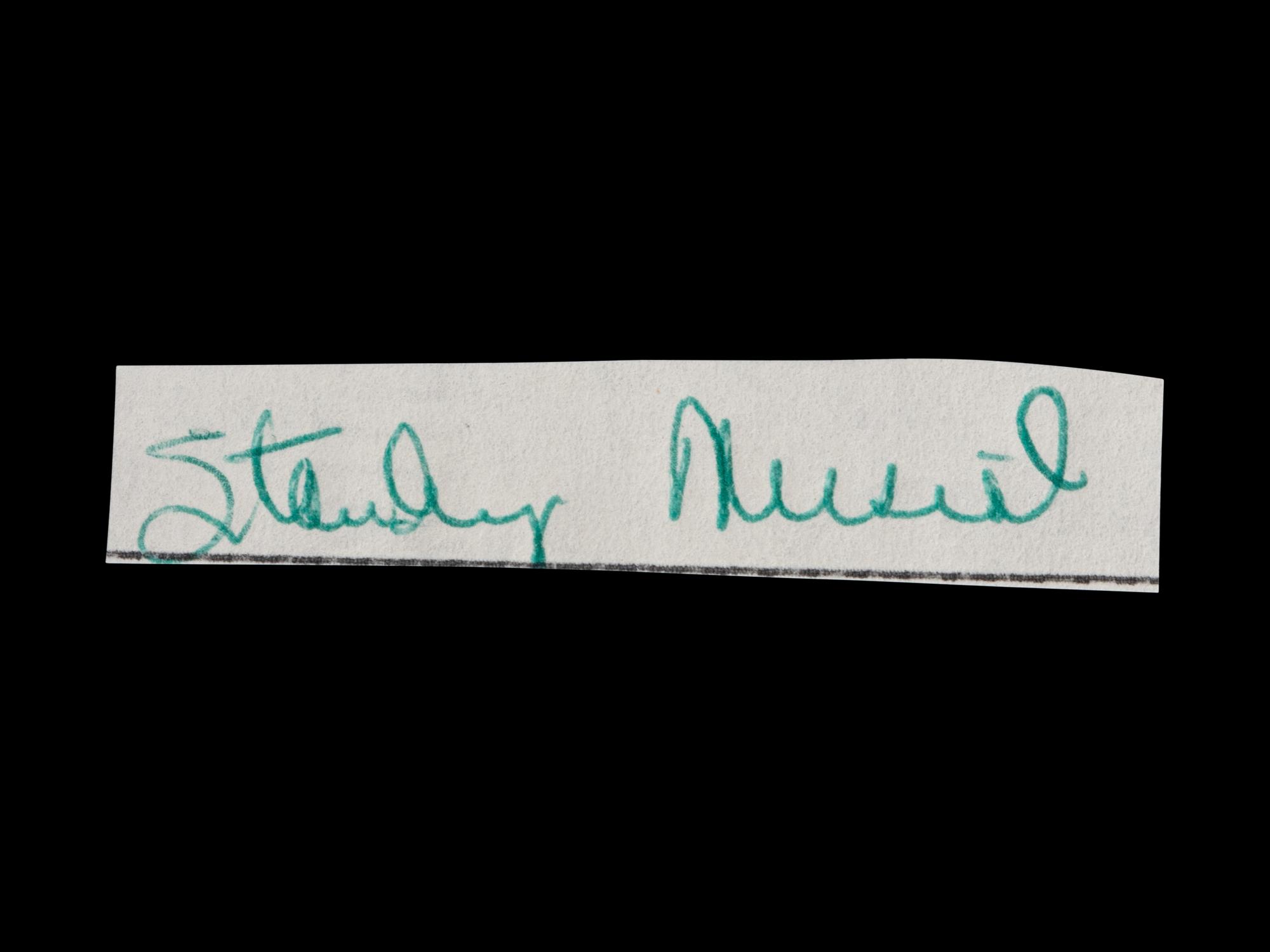 A Group of 10 Stan Musial Signed Autograph Cuts from The Collection of Stan Musial,