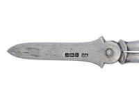 An English Silver Grape Shears