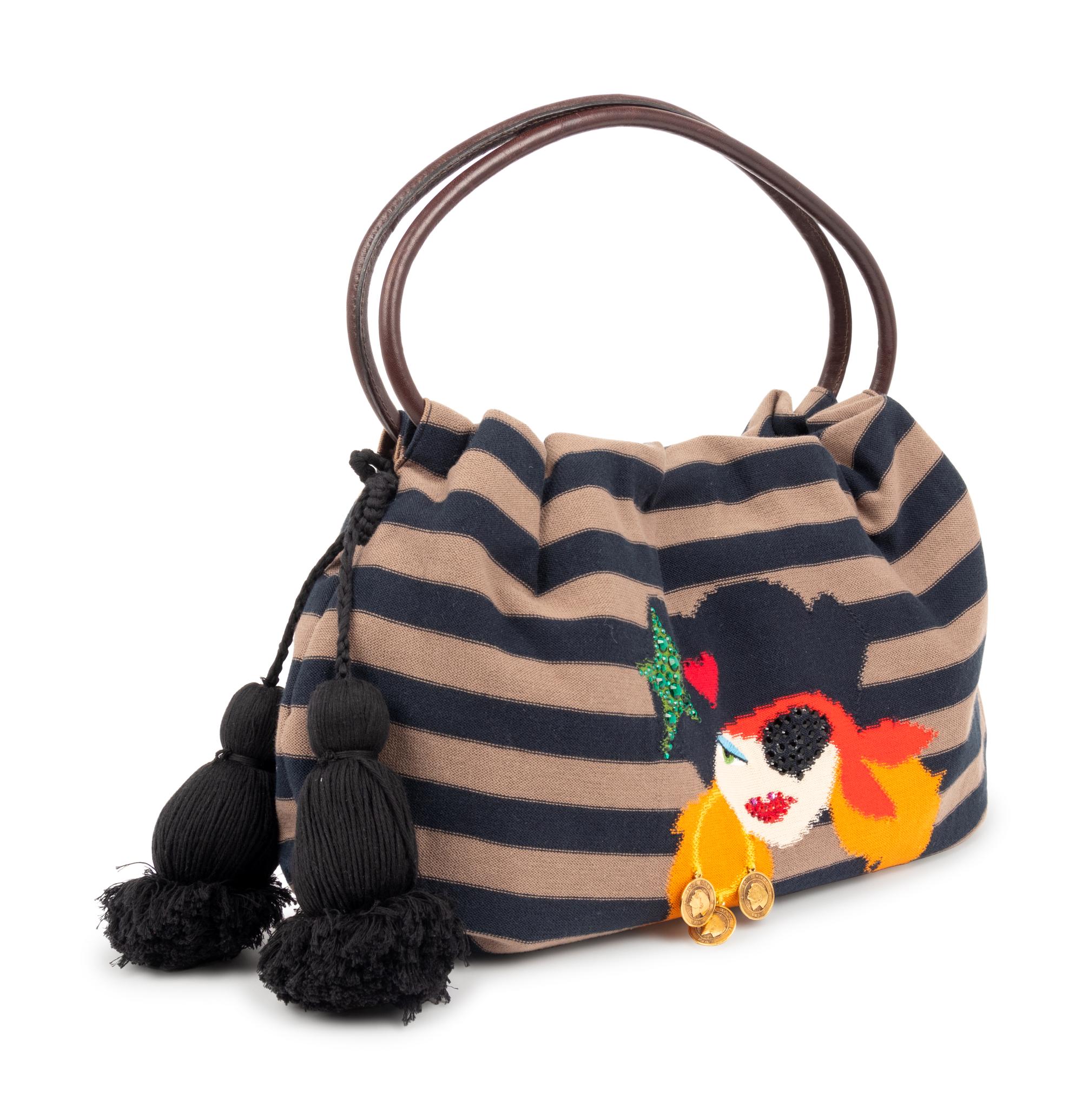 Four Designer Bags, 2000-10s: Yves Saint Laurent, Lanvin & Two Sonia Rykiel