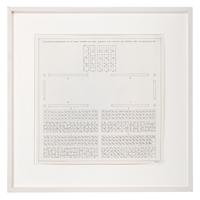 All Double Combinations of Arcs for Corners and Sides, Straight, Not-Straight and Broken Lines. 190 Variations, 1972