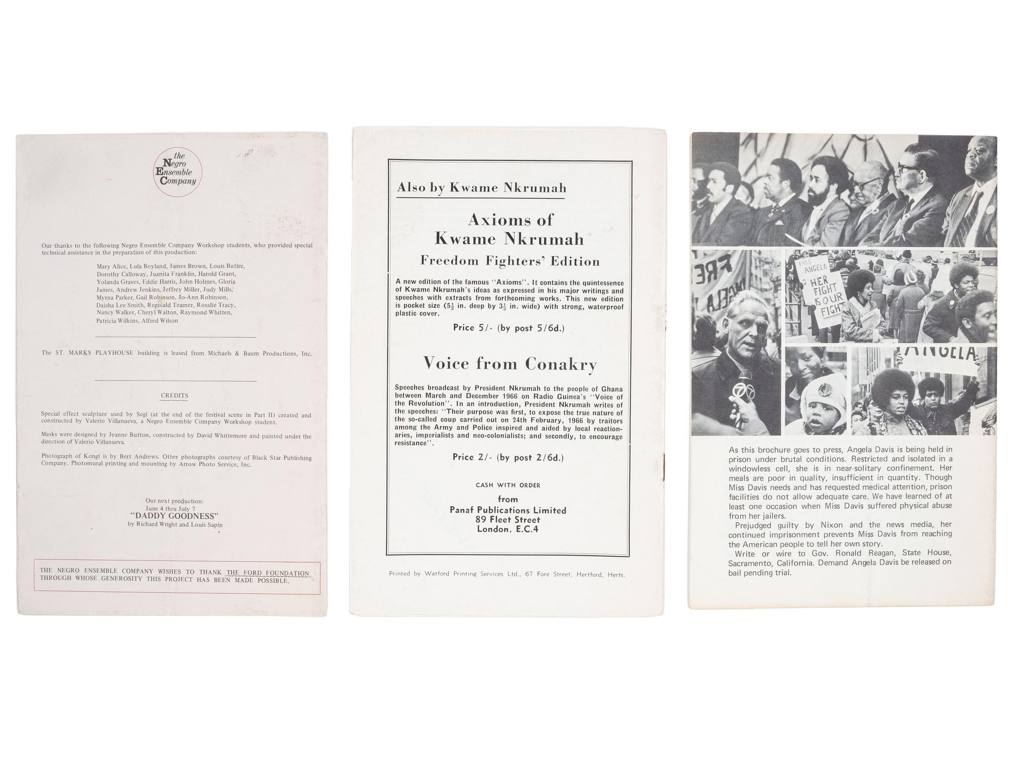 [CIVIL RIGHTS]. A group of 3 pamphlets, including: