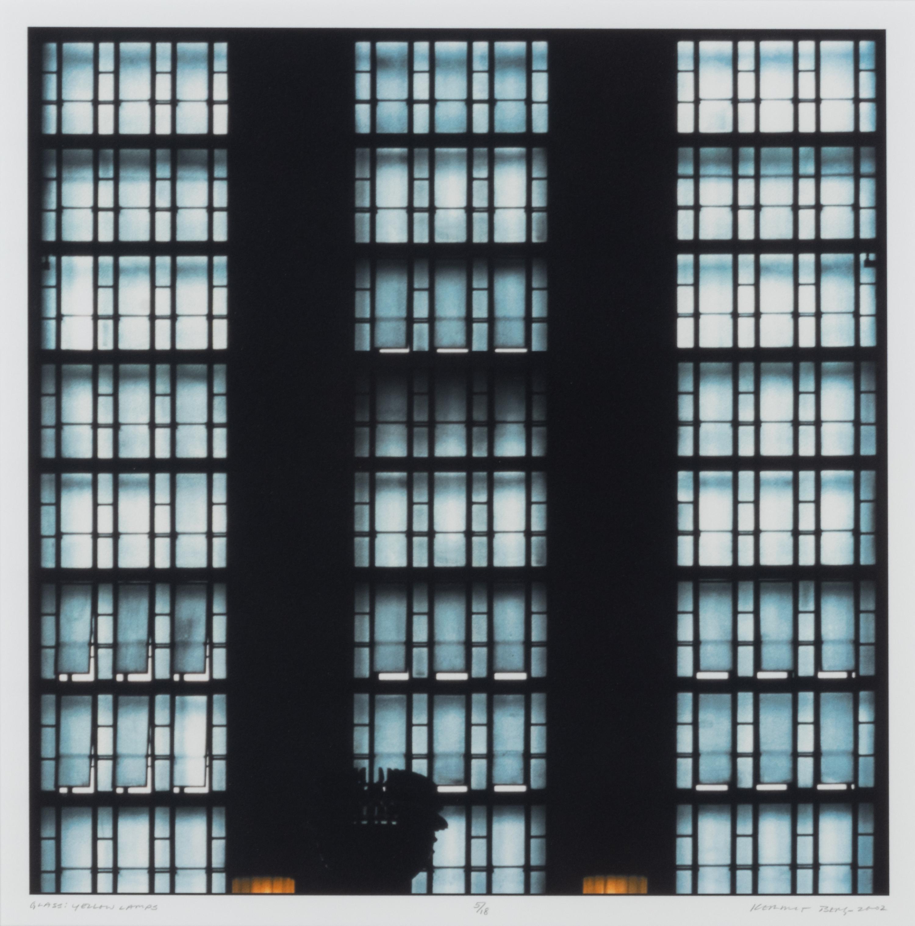 Glass: Yellow Lamps , Glass: Arch , Zodiac: Glass , Glass: Balcony and Glass Clock (A group of five works)