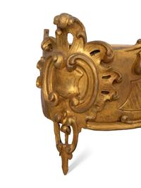A Large Louis XV Style Carved Giltwood Baldachin