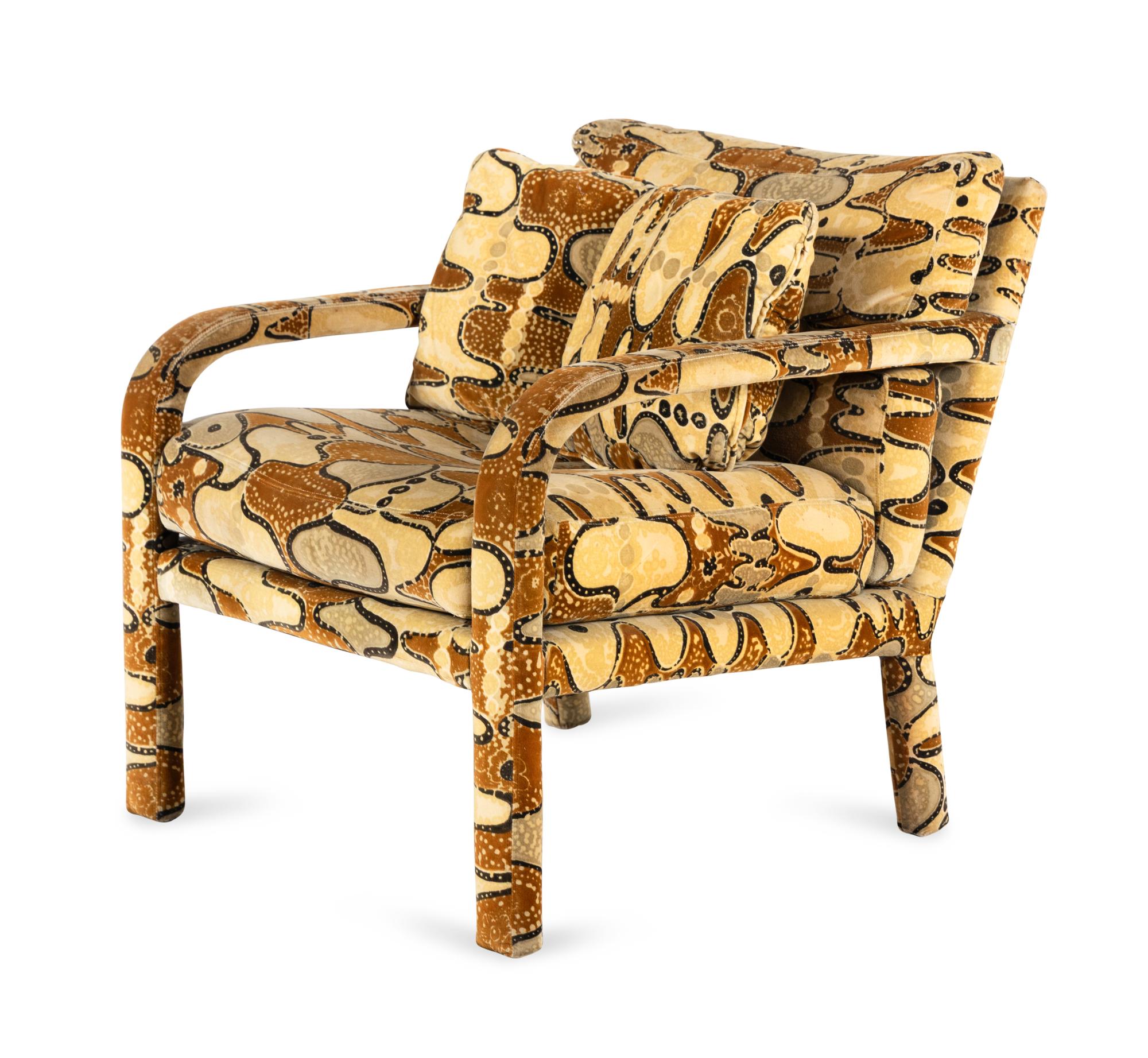 A Contemporary Upholstered Armchair