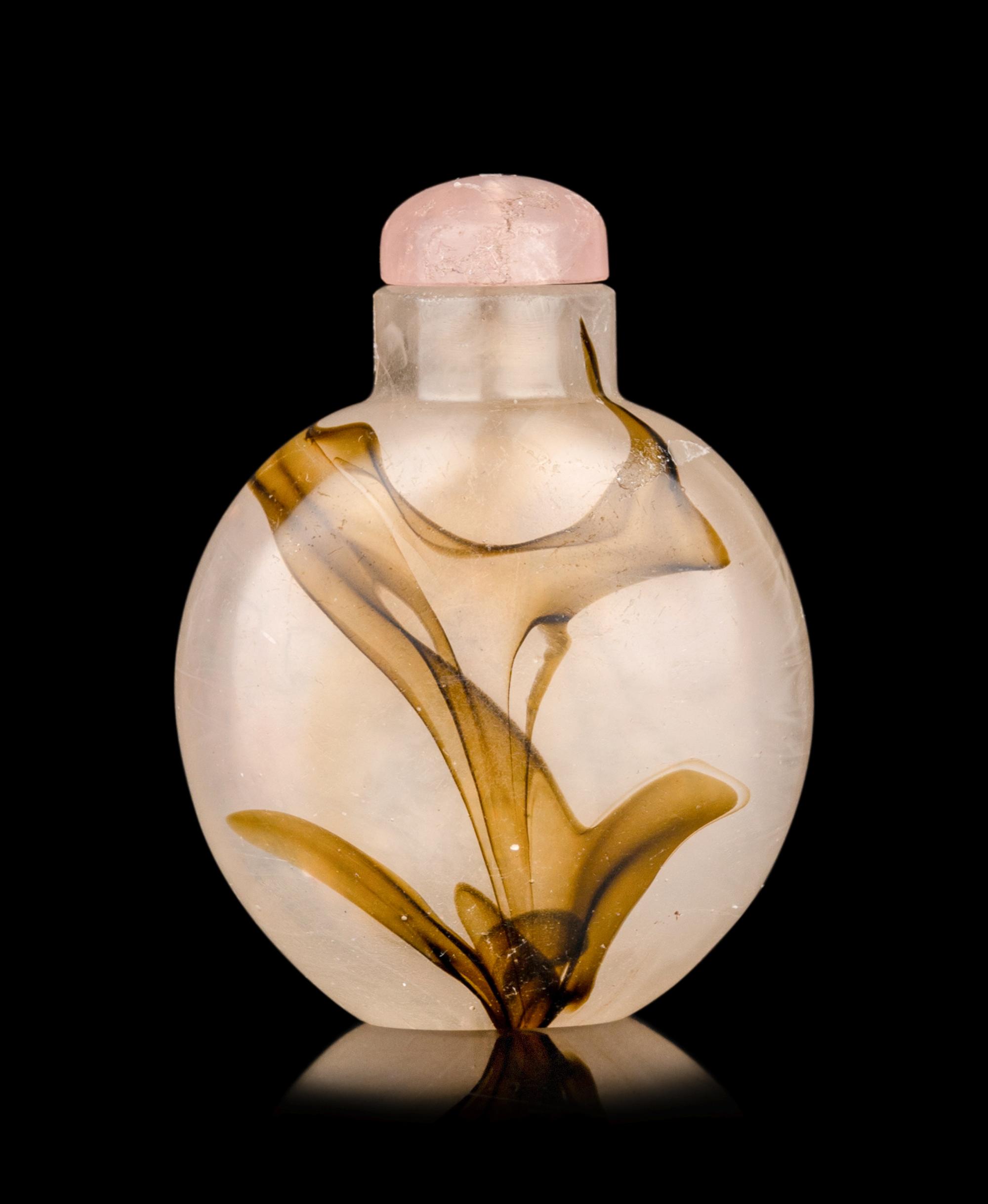 Three Chinese Glass Snuff Bottles
