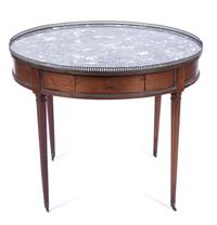 A Louis XVI Style Gueridon Bouillotte Table Height 29 1/2 x diameter 36 inches. — 19TH CENTURY