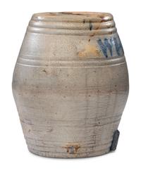 A Bennage & Sutherland Five-Gallon Incised 'Whiskey' Keg