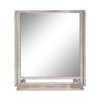 A Lorin Marsh Stainless Steel Vanitas Dressing Mirror