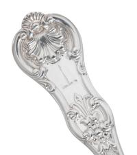 A Scottish Victorian Silver King's Pattern Flatware Service