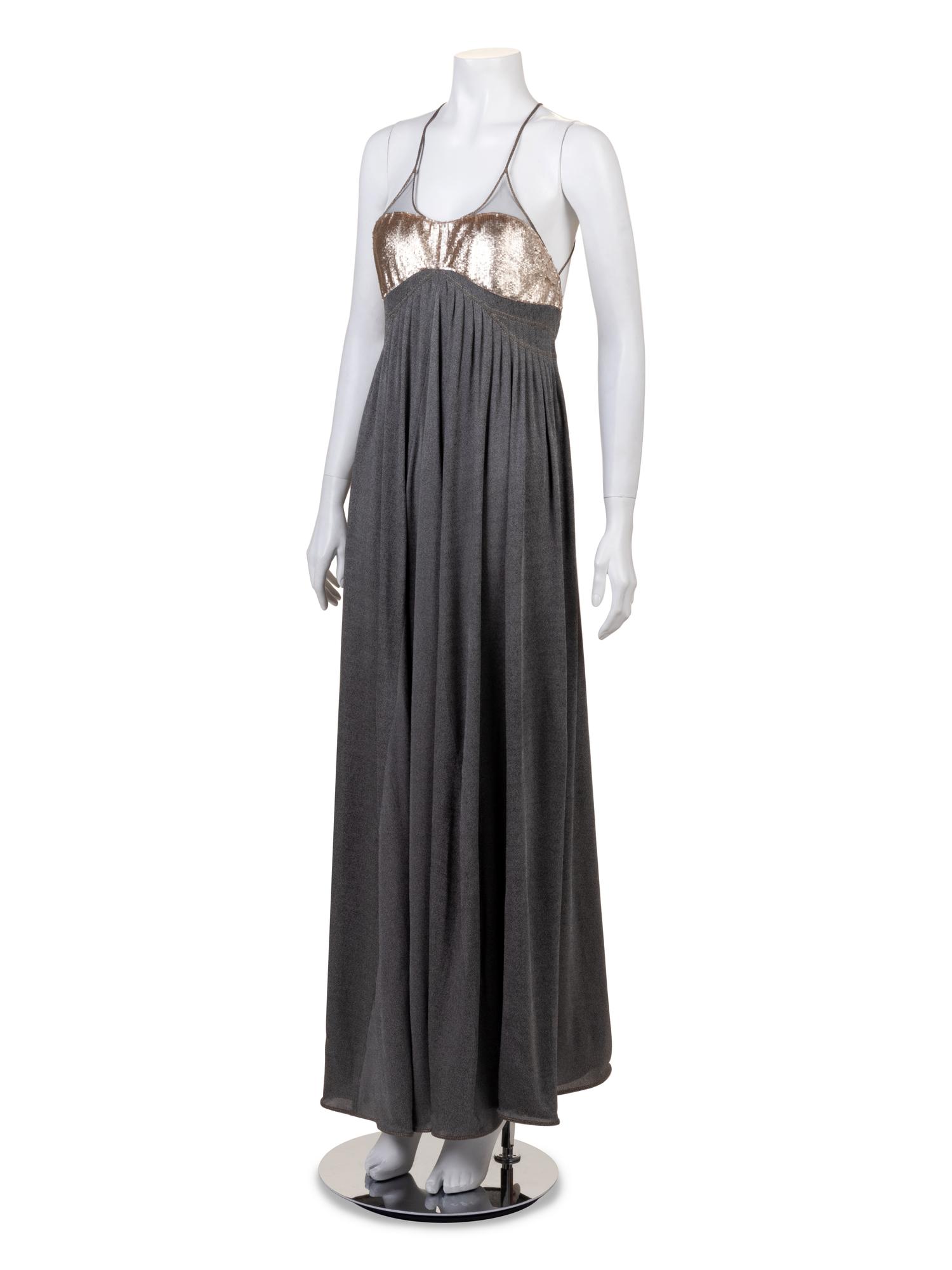Geoffrey Beene Evening Dress with Sequins, 1990s