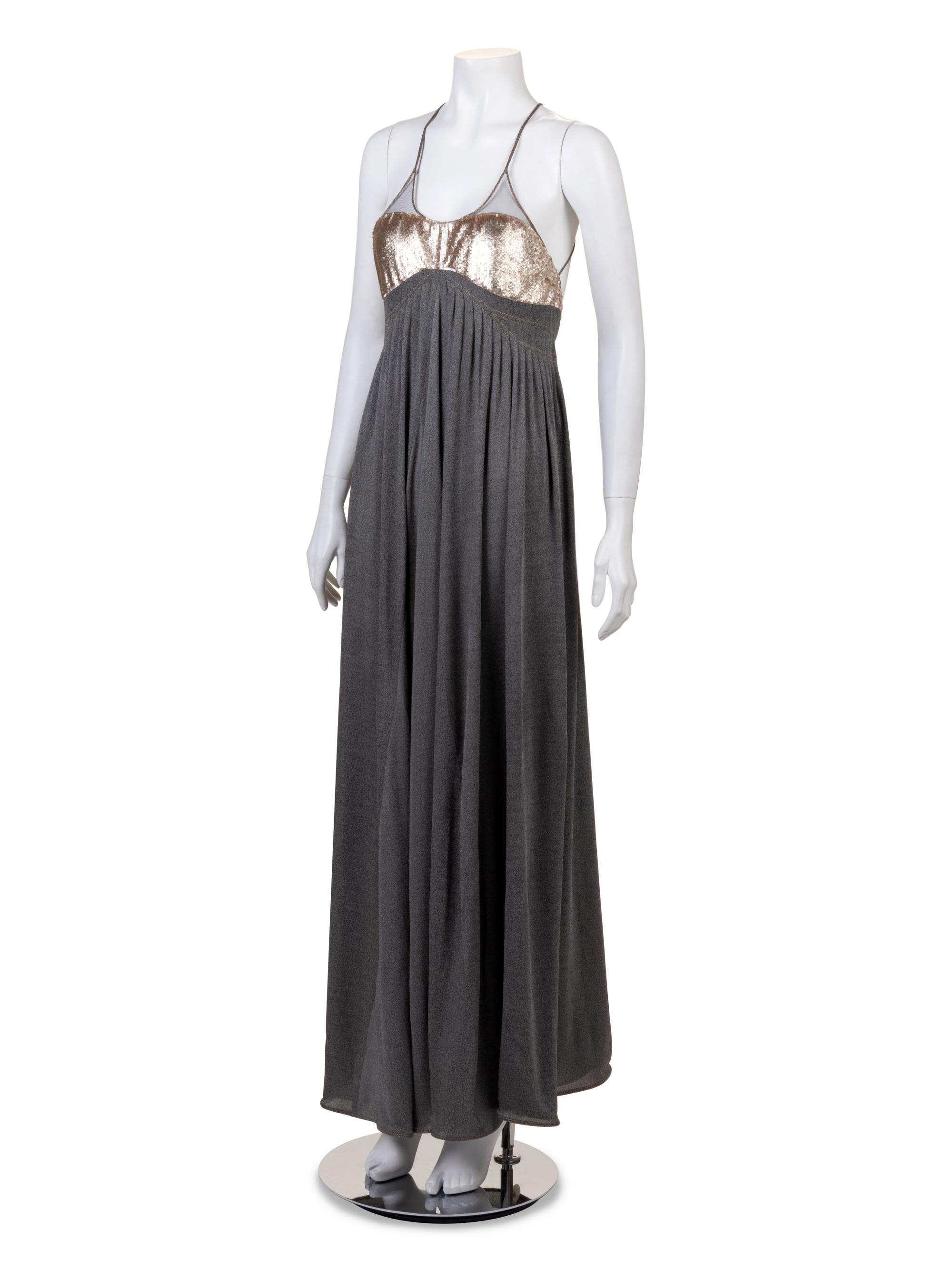 Geoffrey Beene Evening Dress with Sequins, 1990s