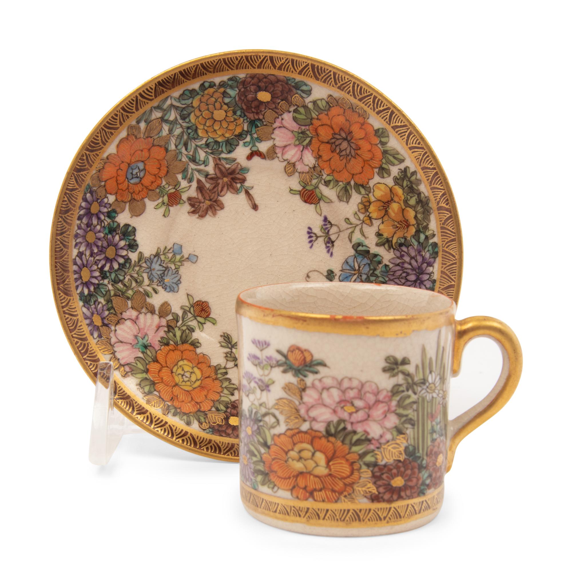 34 Sets of Chinese and Japanese Porcelain Teacups and Saucers