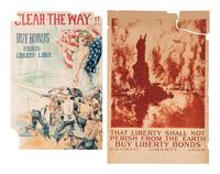 [WORLD WAR I]. A group of 11 posters, including 4 featuring artwork by Howard Chandler Christy, comprising: