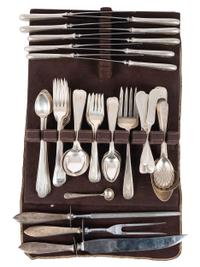 An American Silver Flatware Service