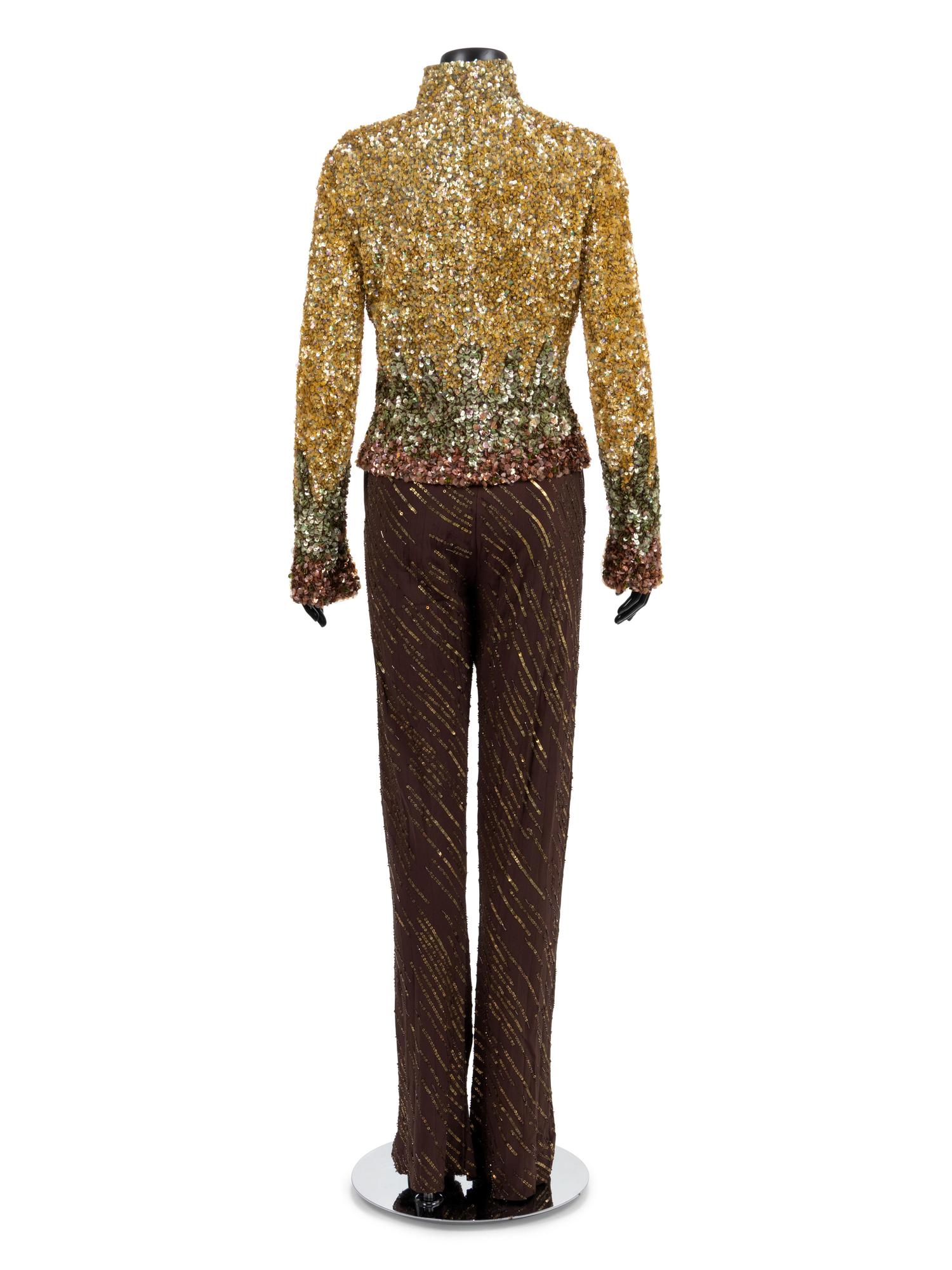 Valentino Evening Sequined Ensemble, 1990s