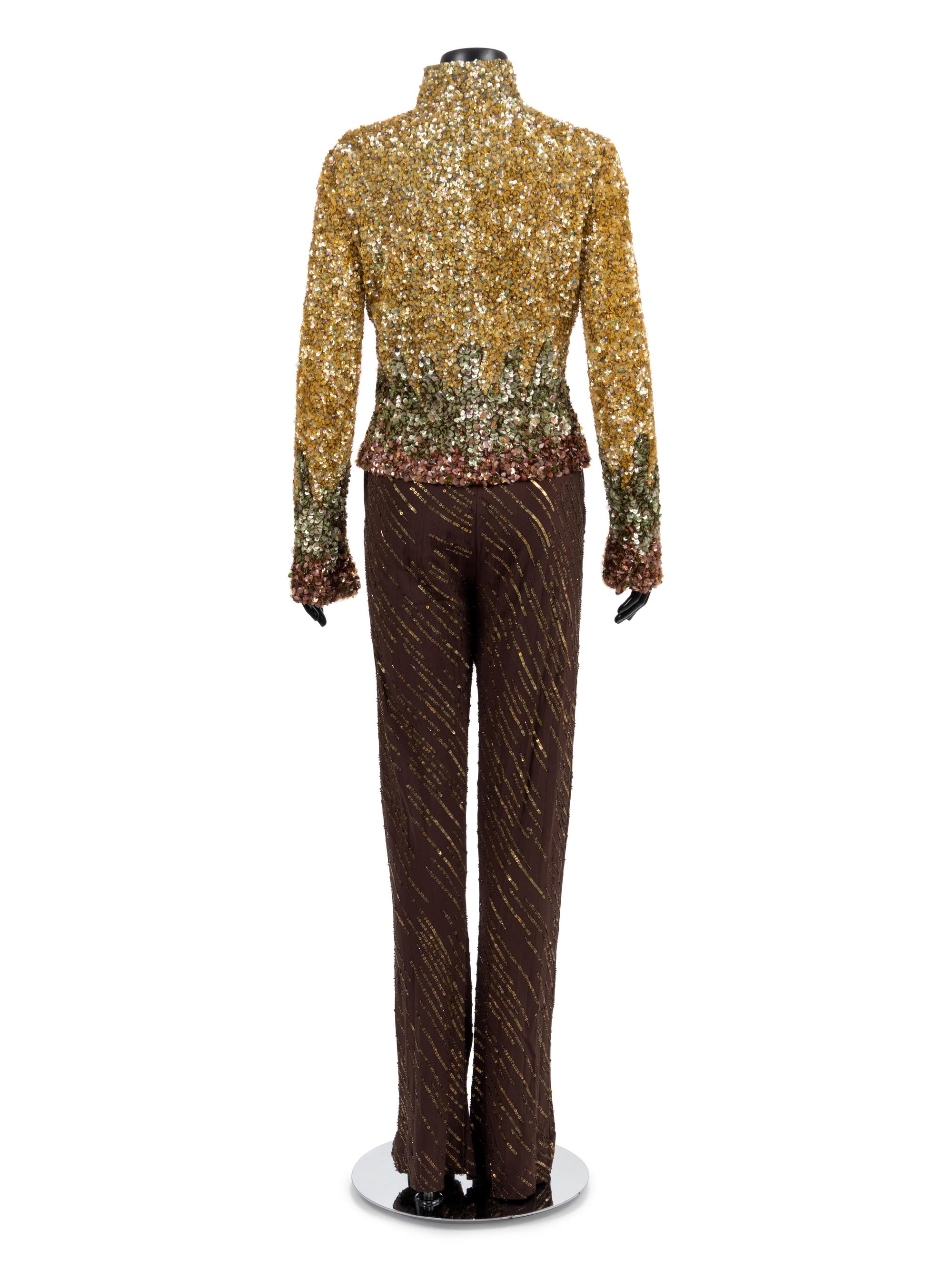 Valentino Evening Sequined Ensemble, 1990s