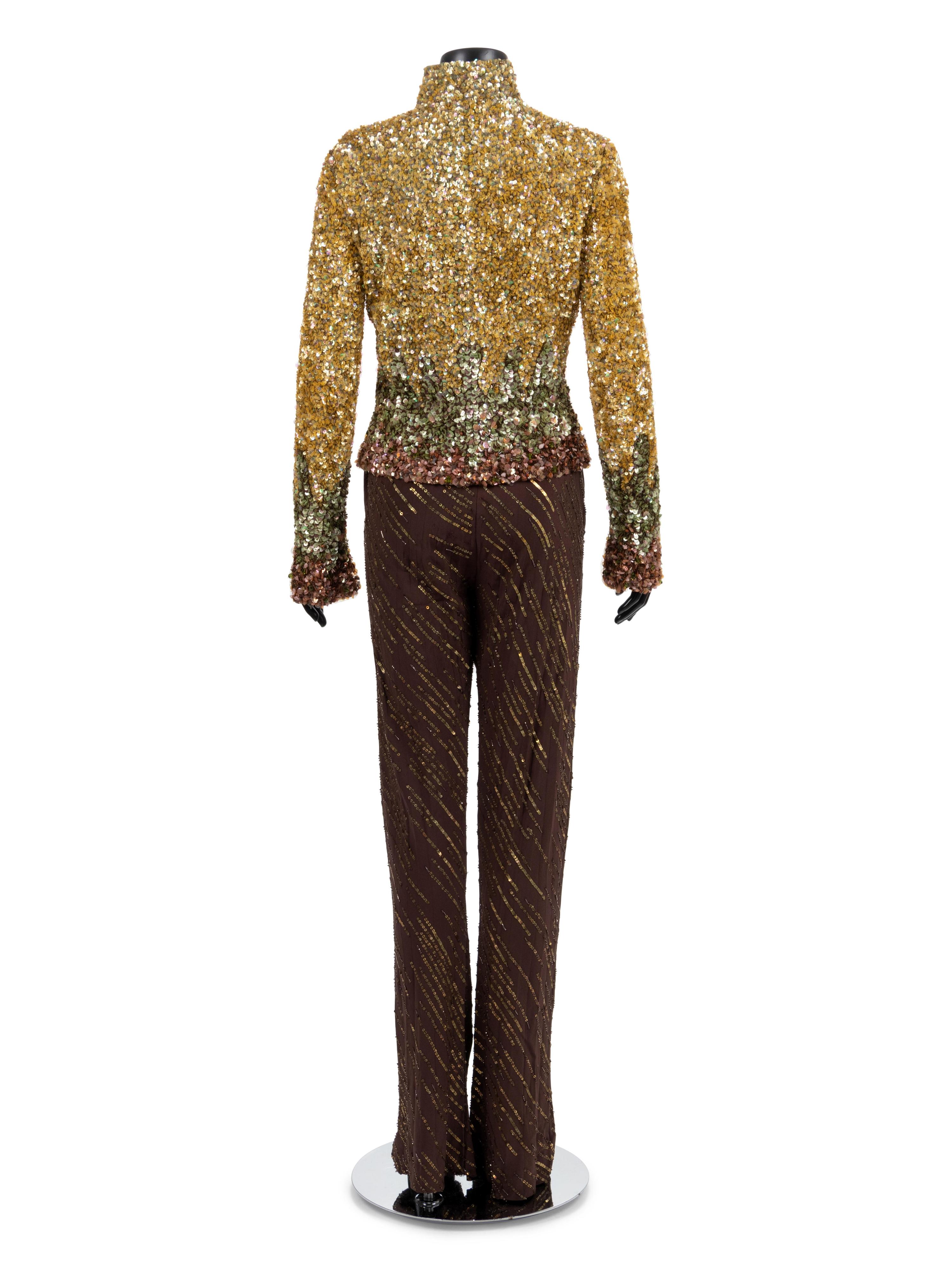 Valentino Evening Sequined Ensemble, 1990s