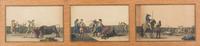 A Suite of Color Engravings Height 5 1/4 x width 8 3/4 inches. — 19th century