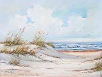 F. Hancock, (20th century), Shore Scene