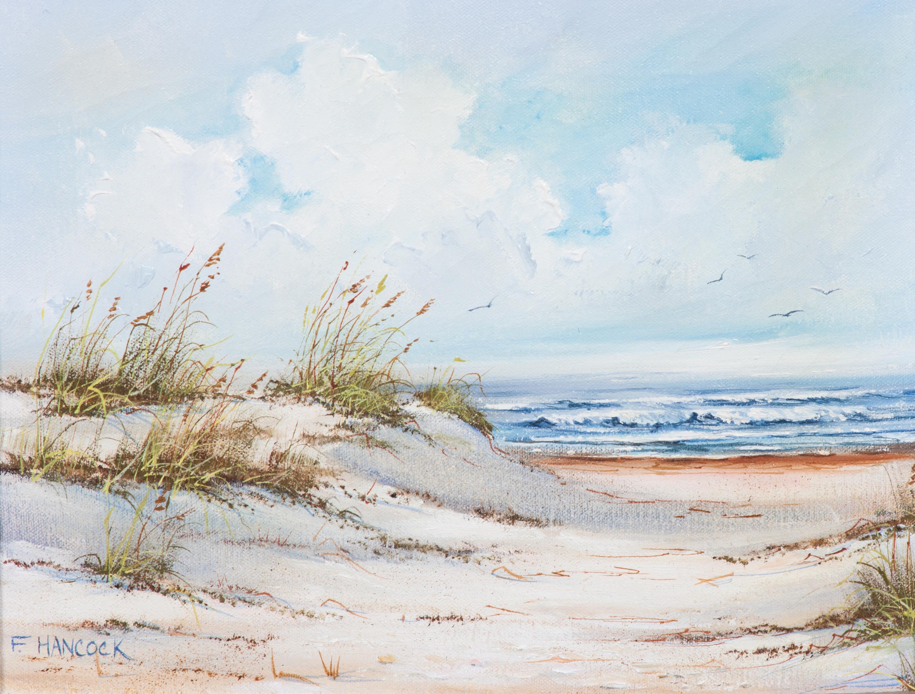 F. Hancock, (20th century), Shore Scene
