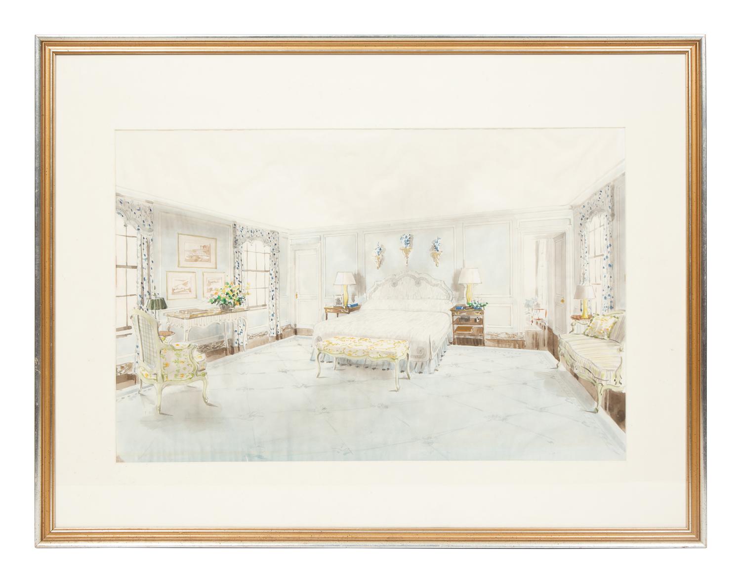Residence of Mrs. Wm J. Reid (Issy) Studies (a group of four works)