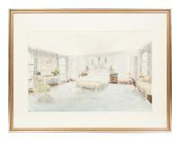 Residence of Mrs. Wm J. Reid (Issy) Studies (a group of four works)