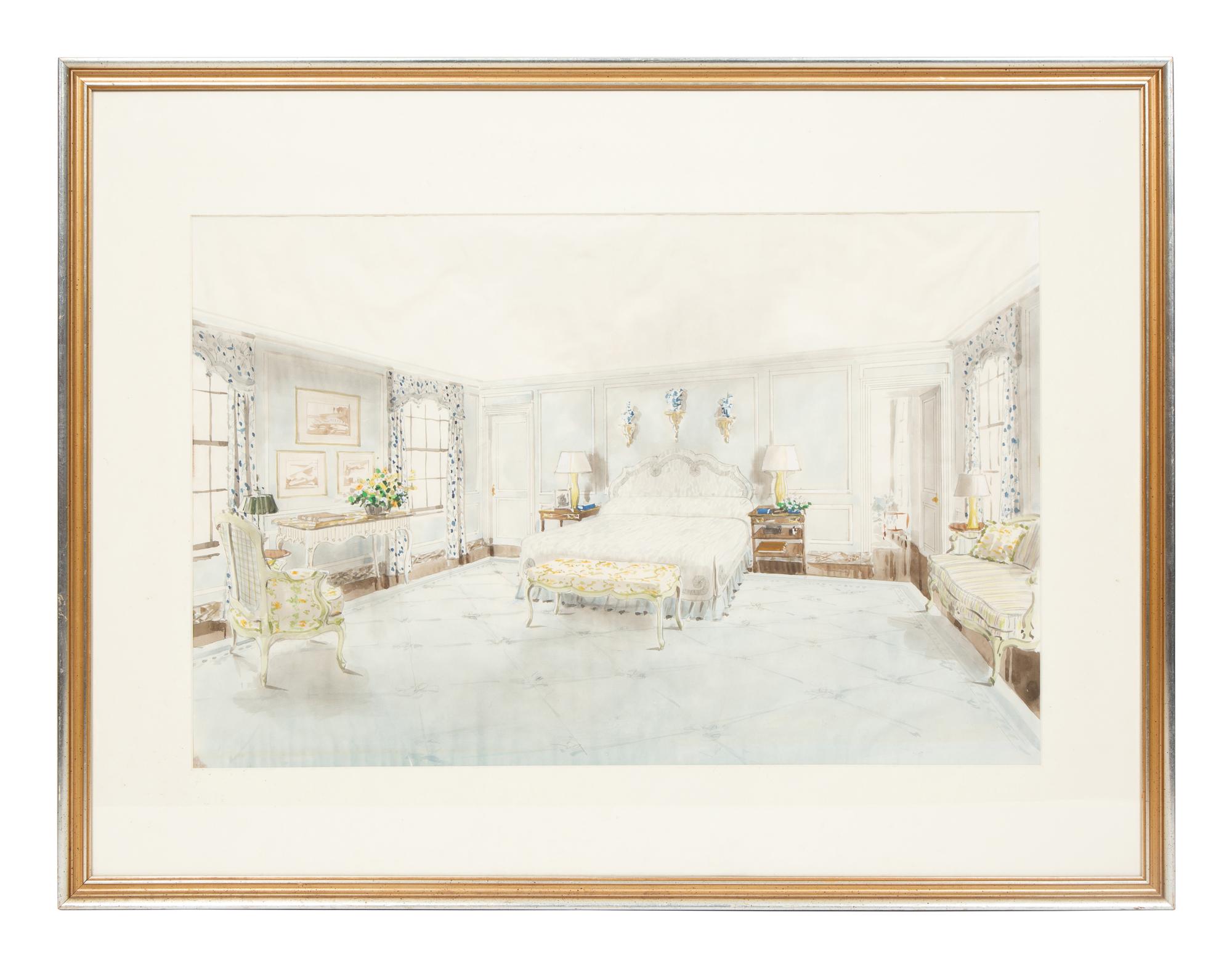 Residence of Mrs. Wm J. Reid (Issy) Studies (a group of four works)