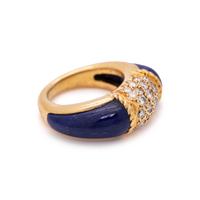 VAN CLEEF & ARPELS, DIAMOND AND LAPIS LAZULI 'PHILIPPINE' RING