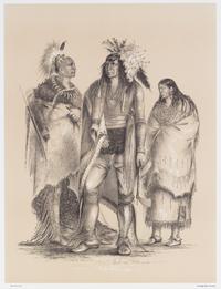 CATLIN, GEORGE, after. Four reproduction sepia-toned prints from The North American Indian Portfolio, 1848.