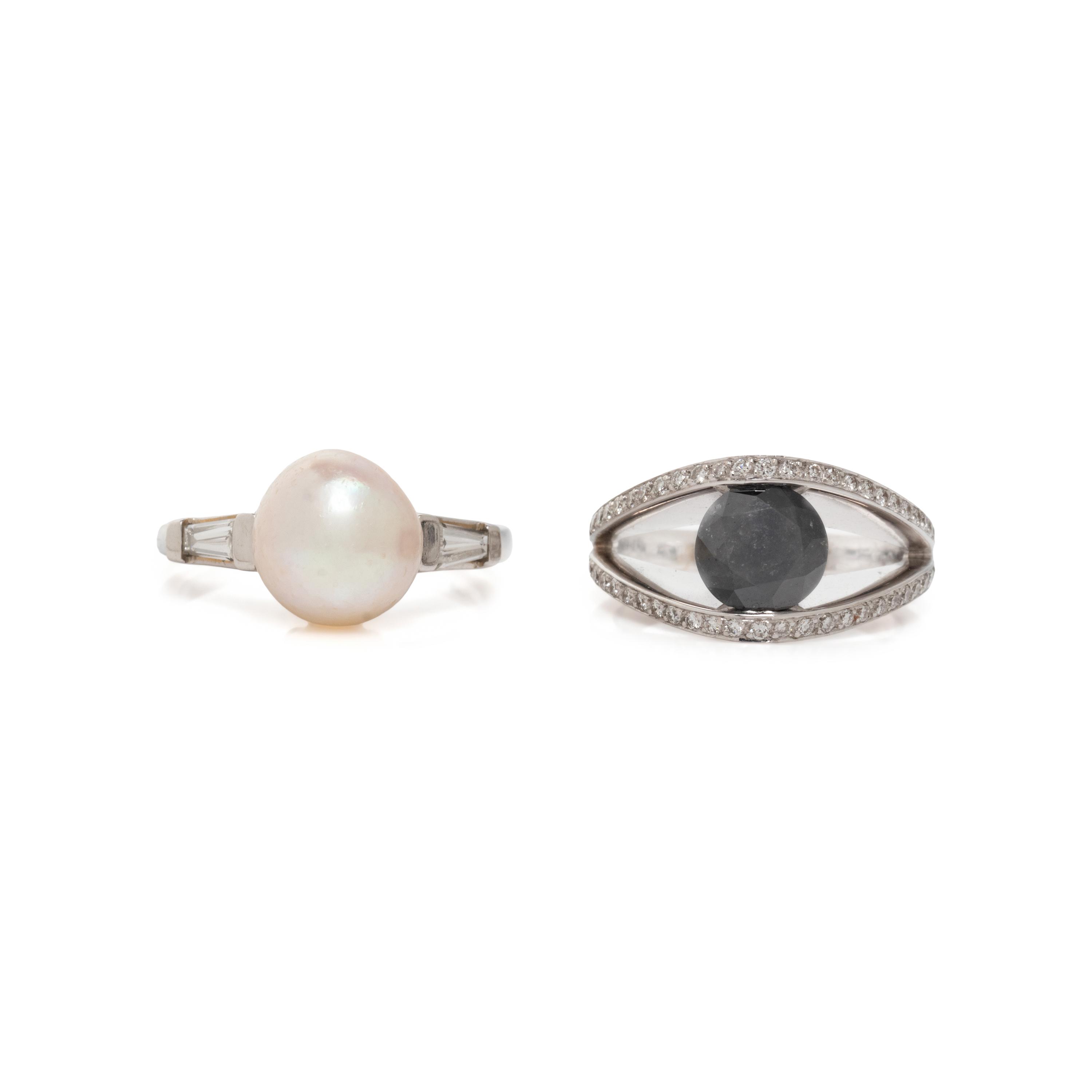 TWO MULTIGEM RINGS