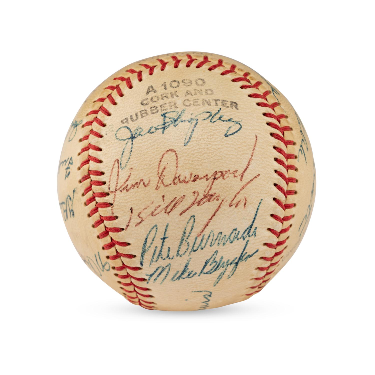 A 1957 Minneapolis Millers Team Signed Autograph Baseball