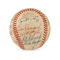 A 1957 Minneapolis Millers Team Signed Autograph Baseball