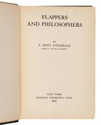 FITZGERALD, F. Scott (1896-1940). Flappers and Philosophers . New York: Scribner's, 1920.