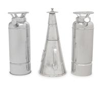 Three "Thirst Extinguisher" Cocktail Shakers
