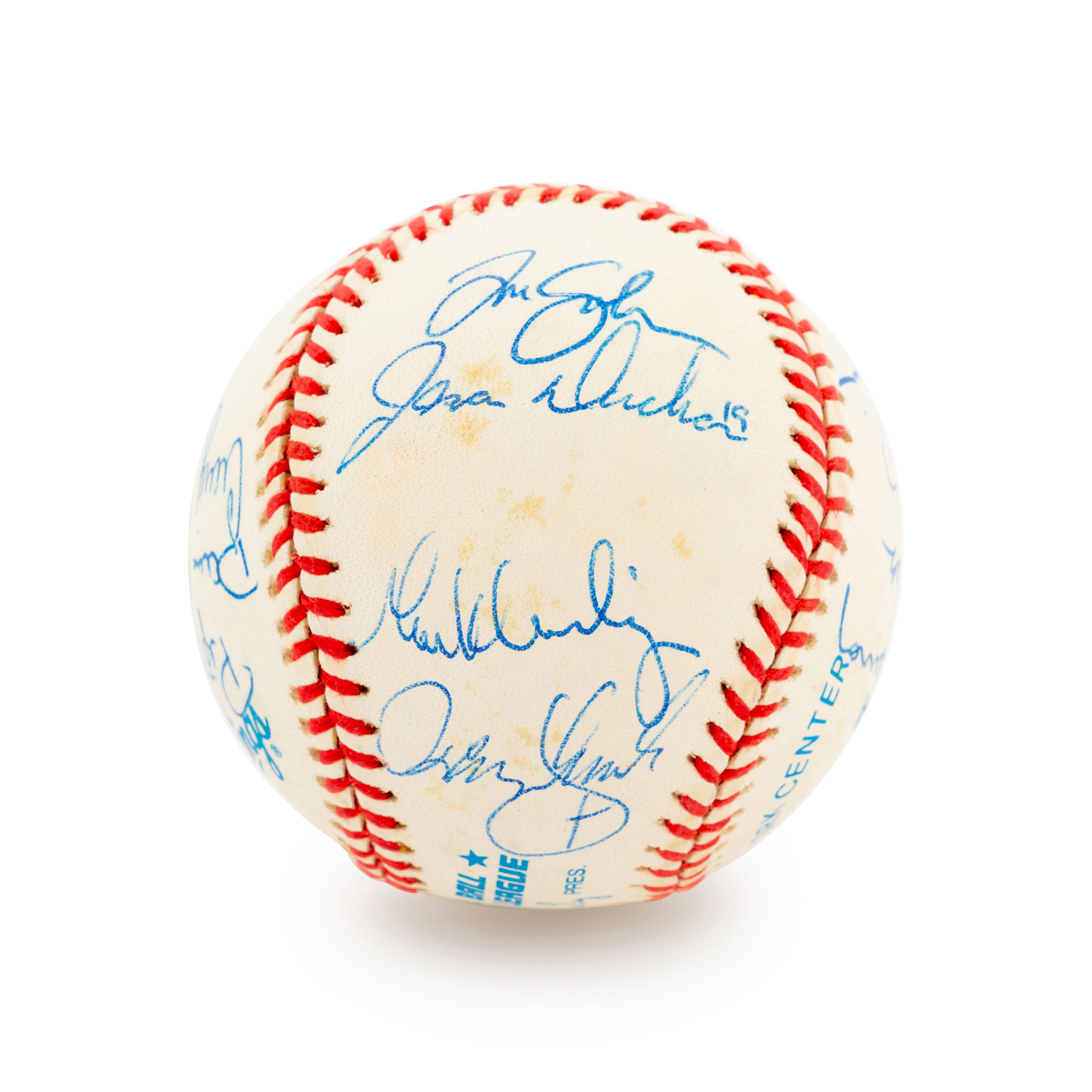 A Group of 19 Los Angeles Angels Signed Baseballs,