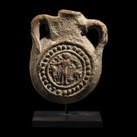 A Coptic Terracotta Ampulla