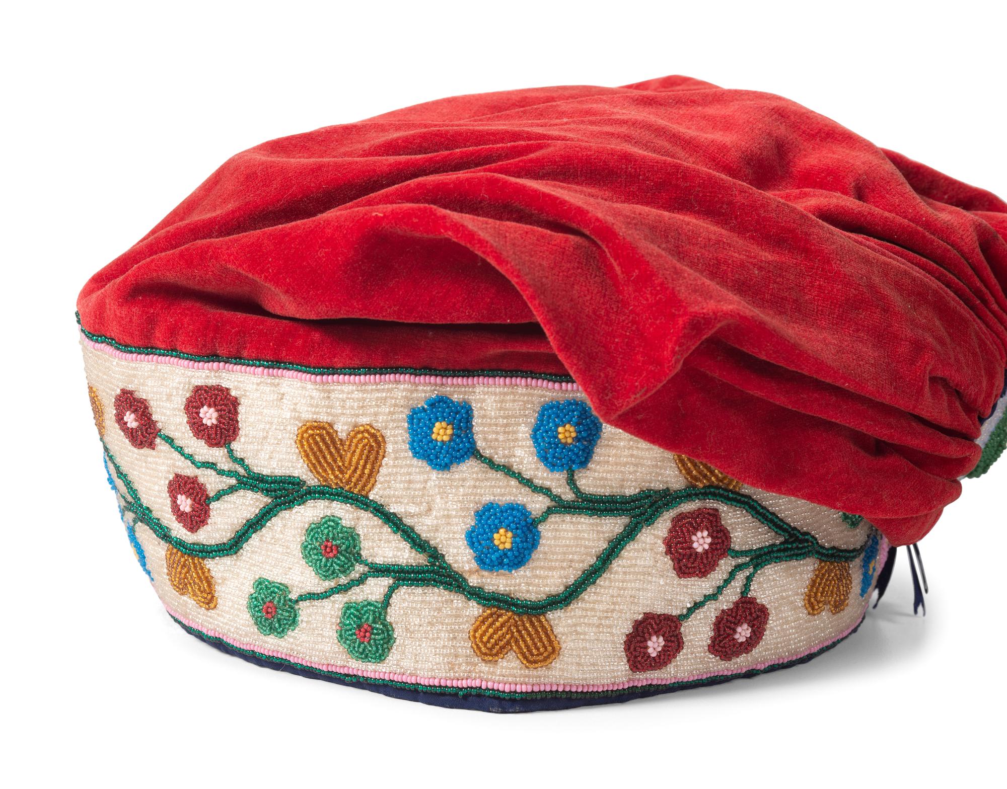 Haudenosaunee Beaded Caps