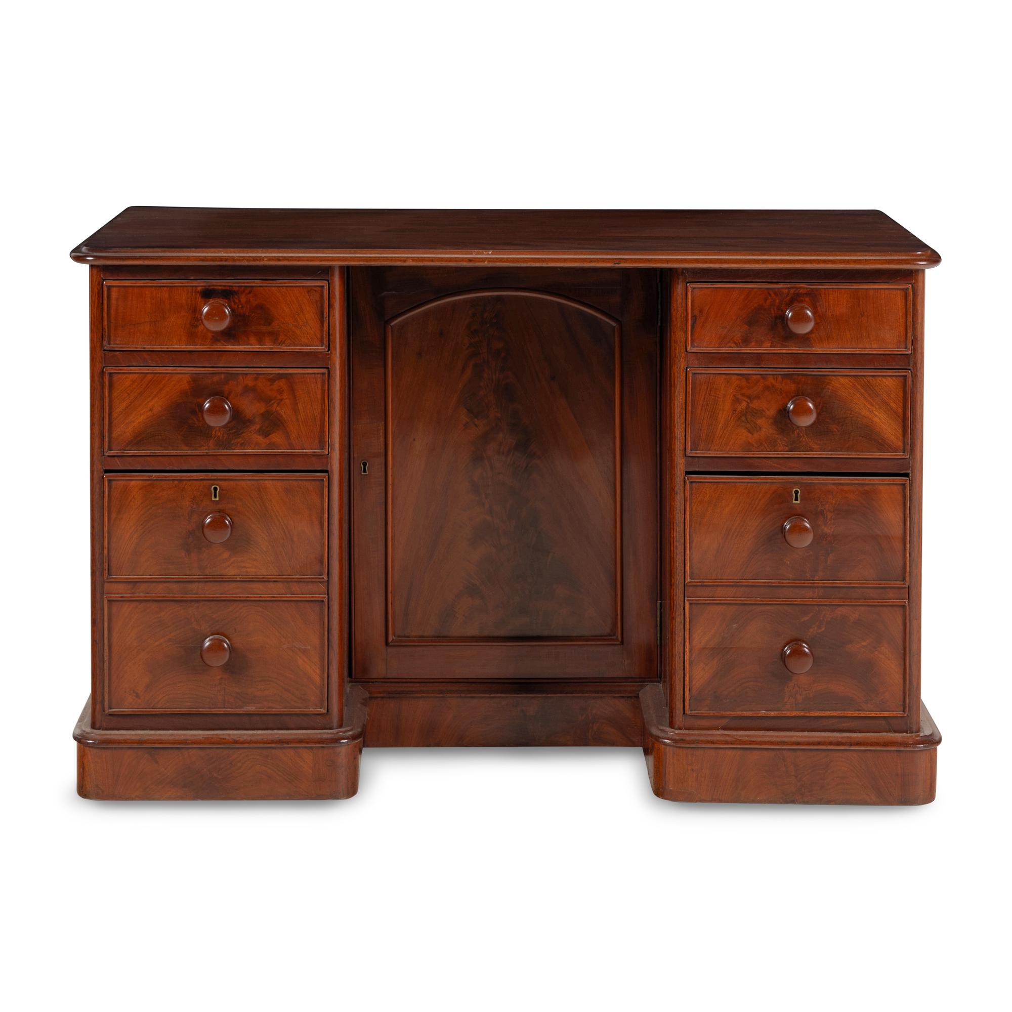 A William IV Mahogany Kneehole Desk